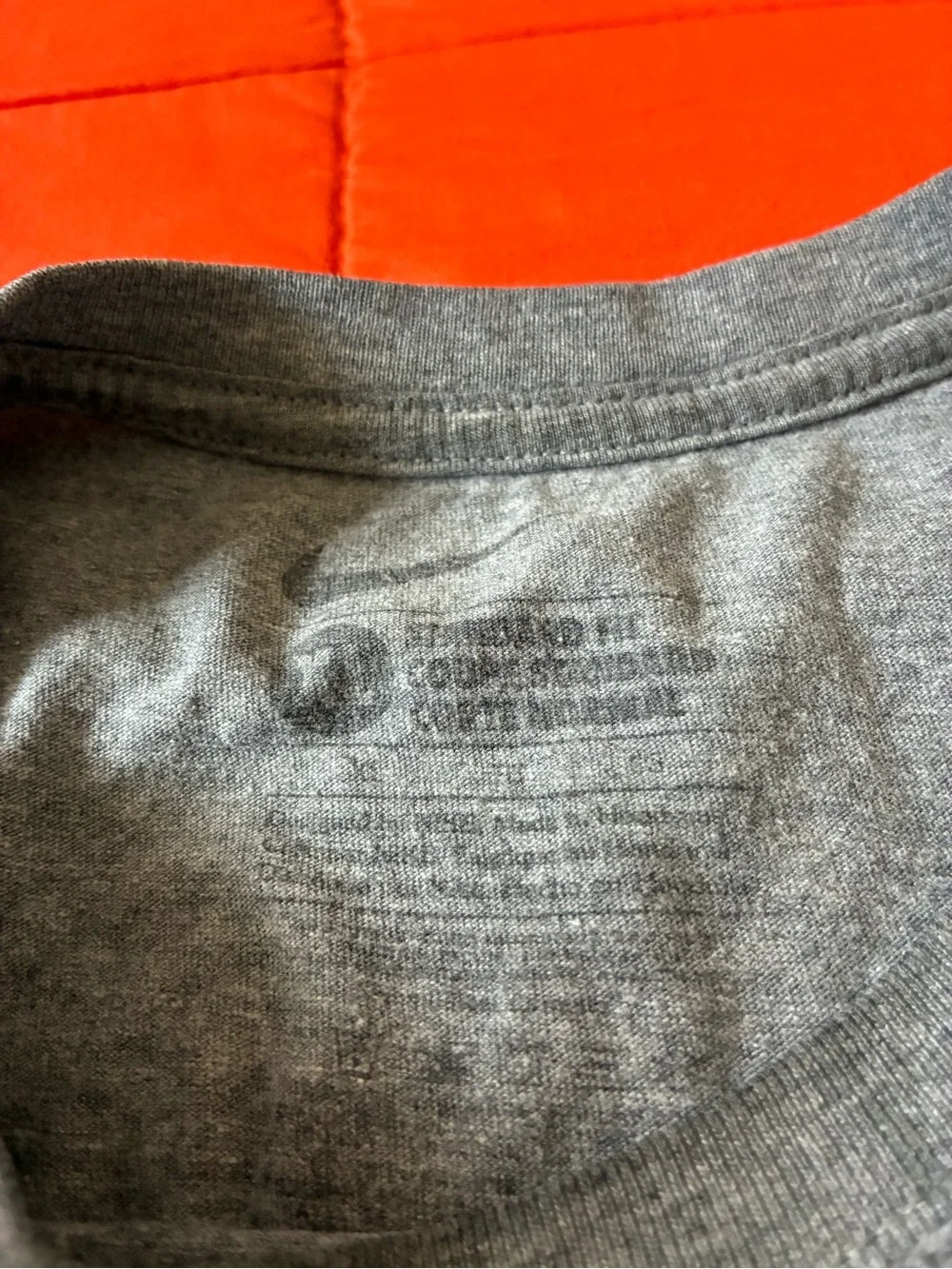Nike Men's Gray Texas Longhorns Short Sleeve Tee with Orange Logo XL
